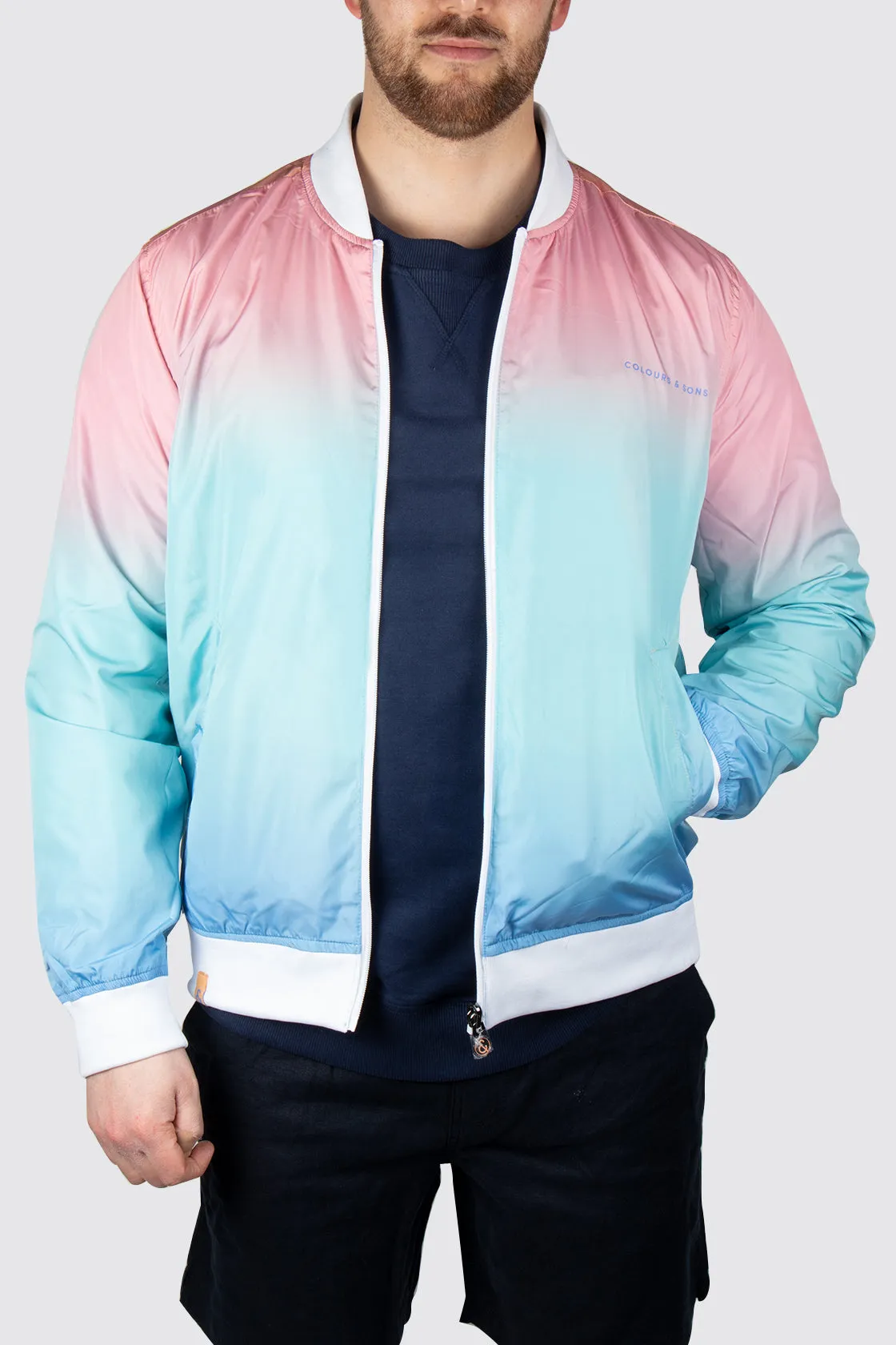 Colours & Sons Reversible Bomber Jacket Sky