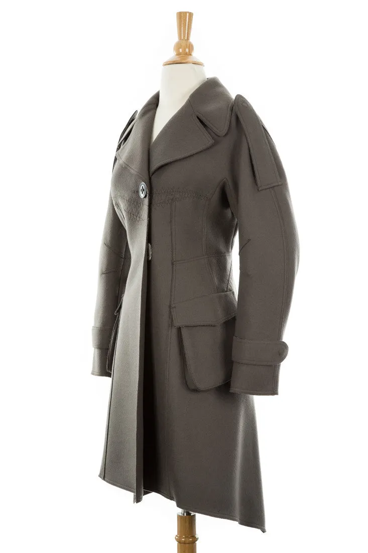 Cool Grey Wool Coat