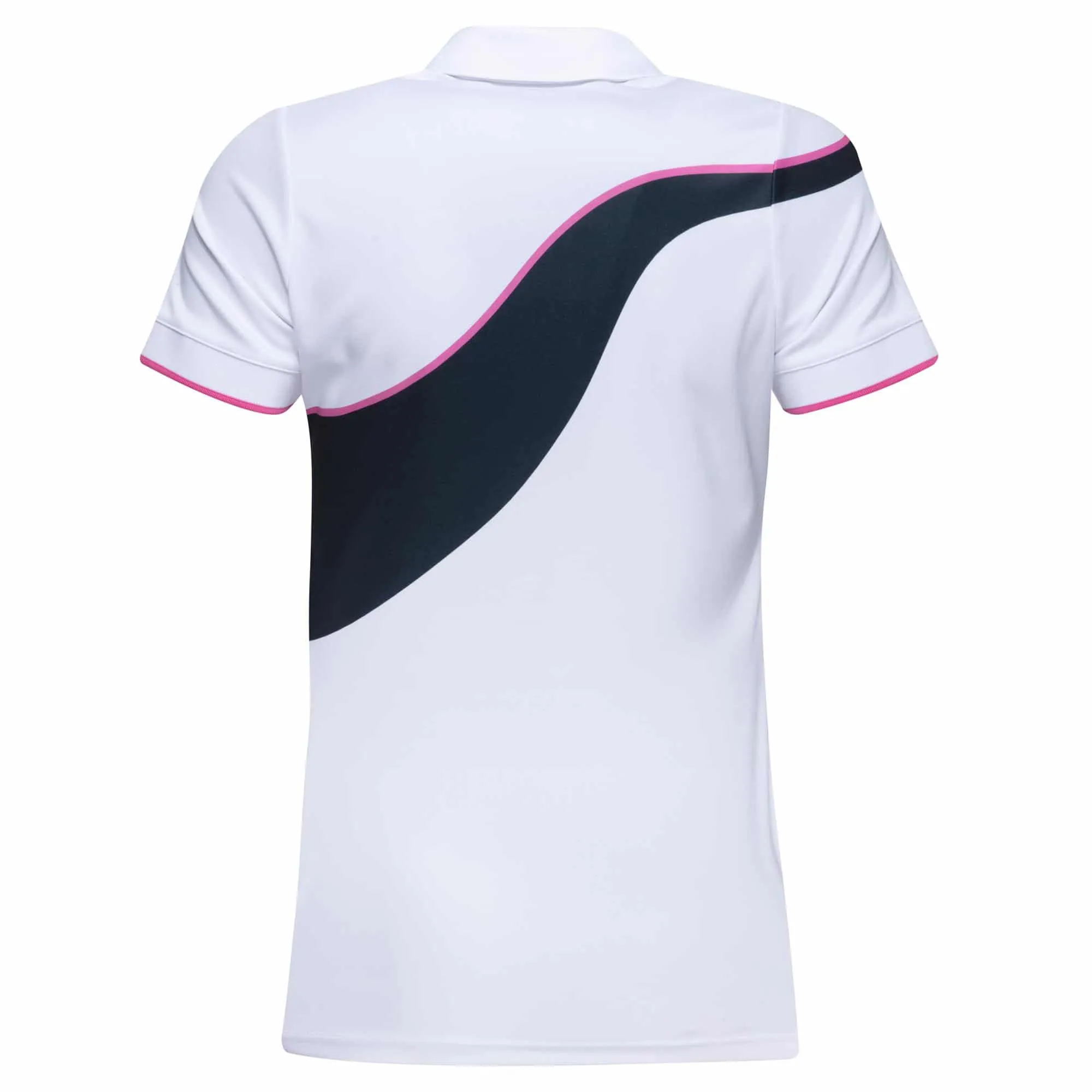 Cross Wave Ladies Golf Polo Shirt White