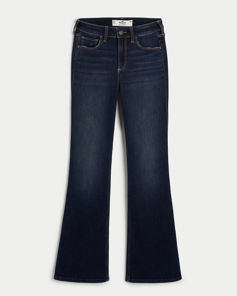 Curvy Mid-Rise Dark Wash Boot Jeans