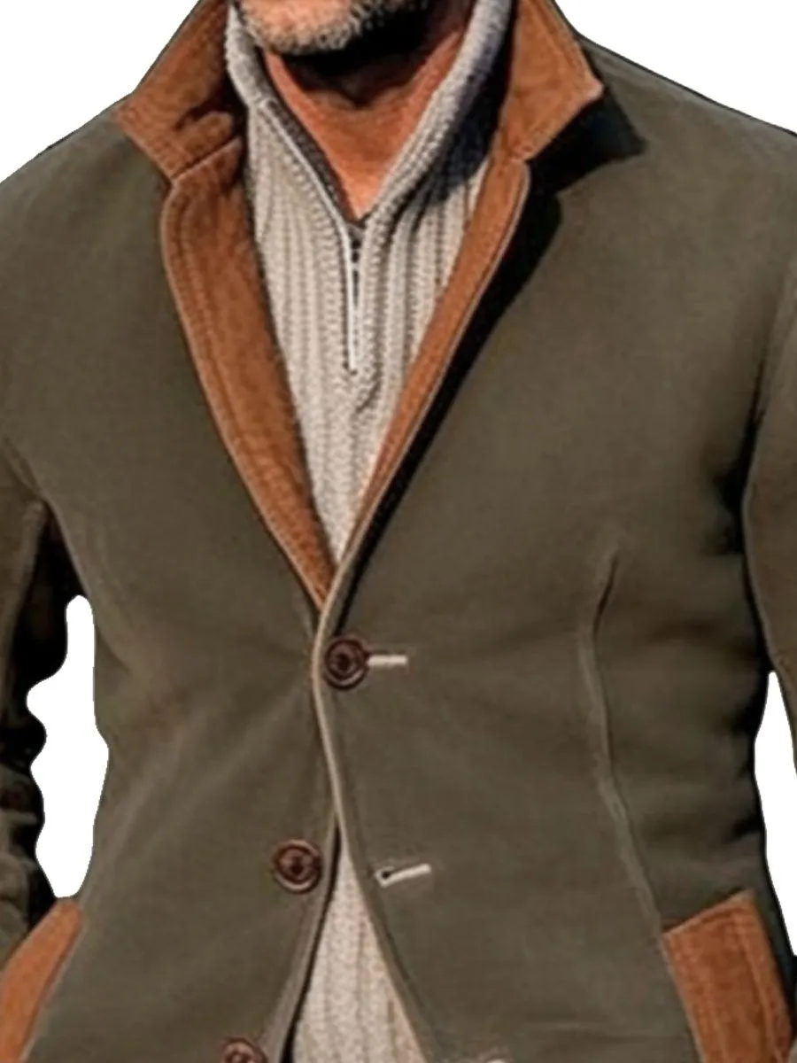 Daily Stand Up Collar Single Breasted Long Sleeve Jacket