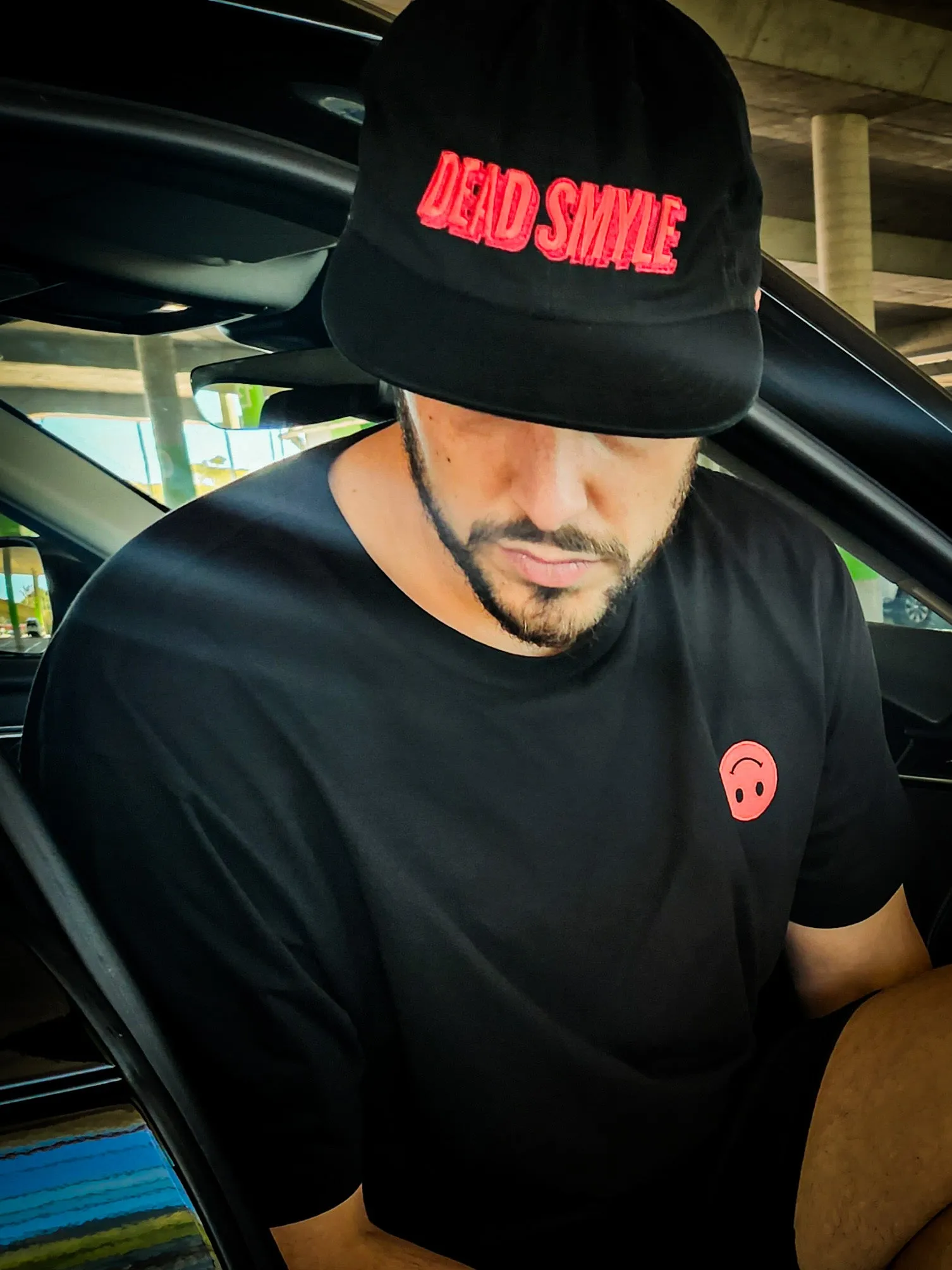 DEAD SMYLE - Hat - Black/Red