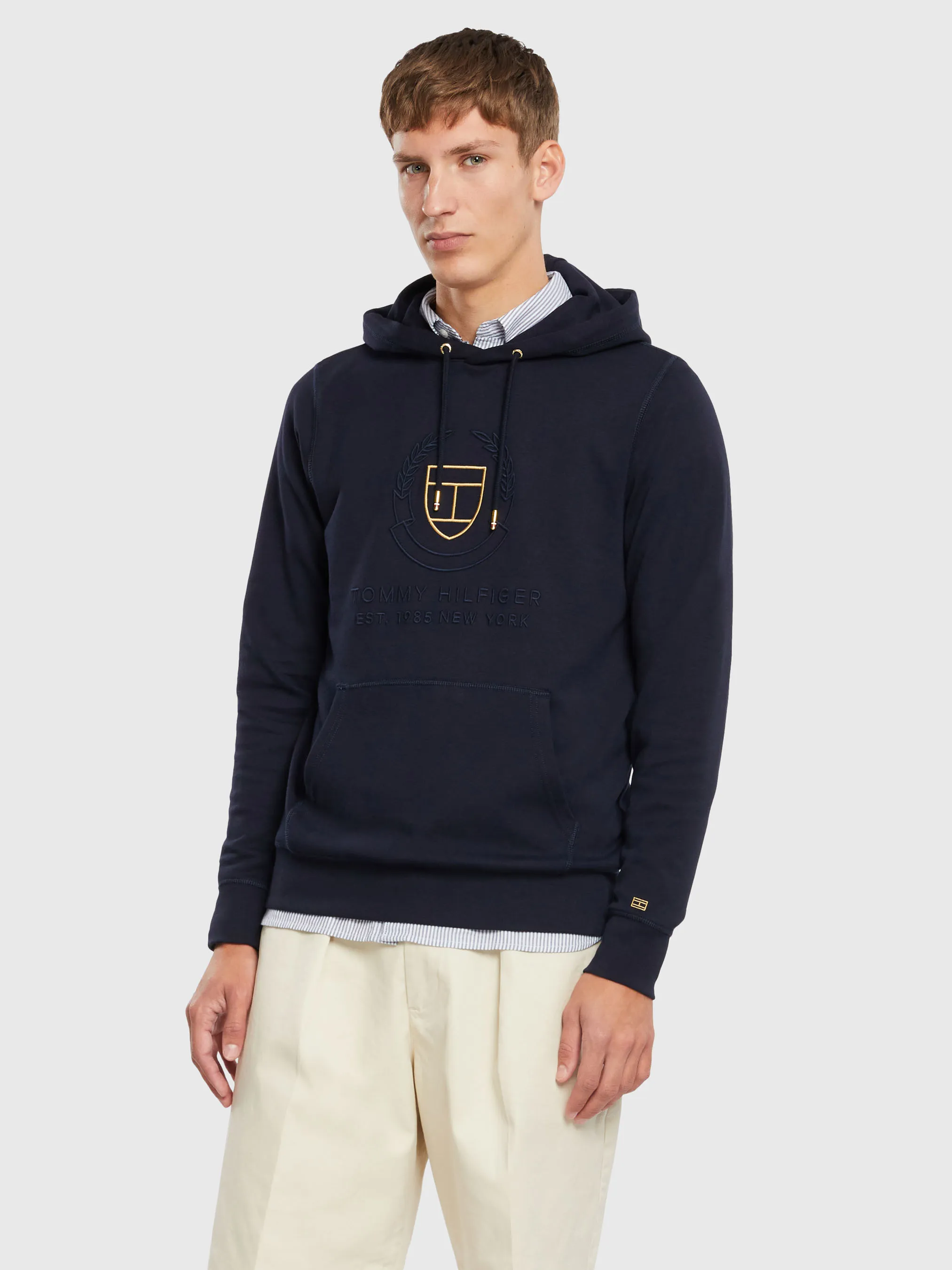 Diwali Tonal Crest Hoodie |Sweatshirts & Hoodies | Tommy Hilfiger