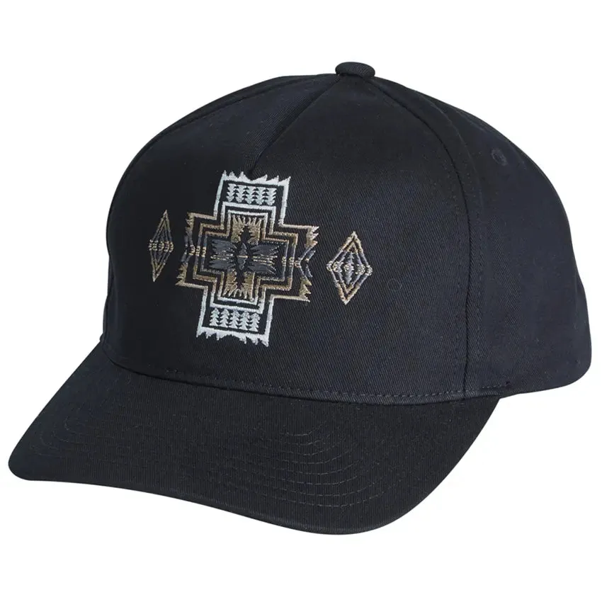 Embroidered Hat - Black