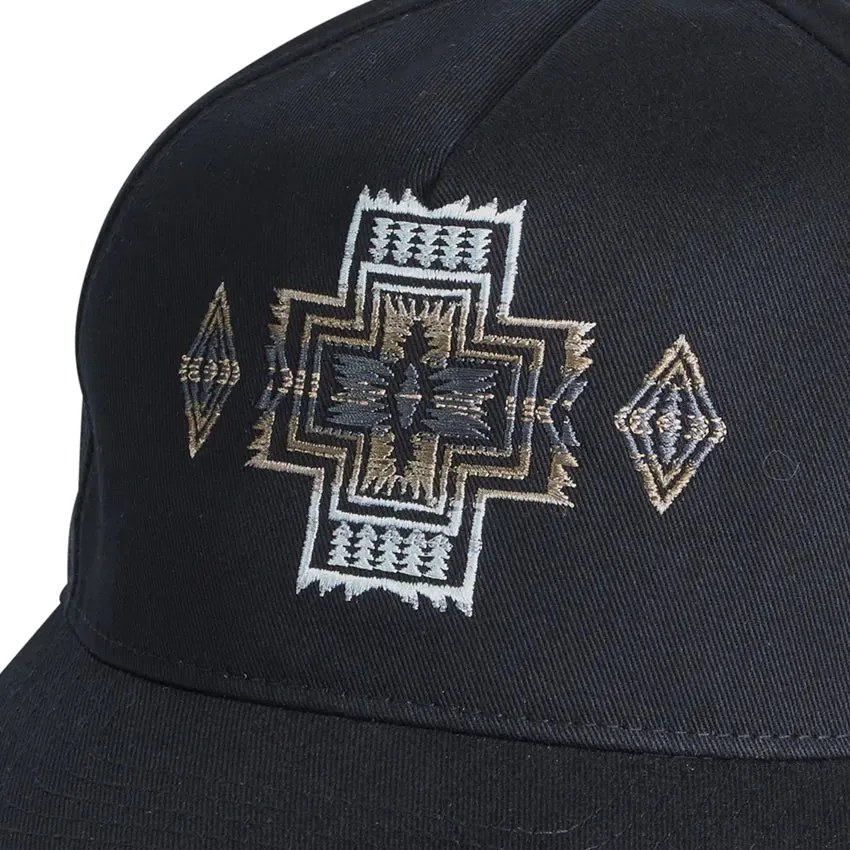 Embroidered Hat - Black