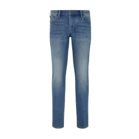 Emporio Armani J06 Slim Fit Light Blue Denim Jeans