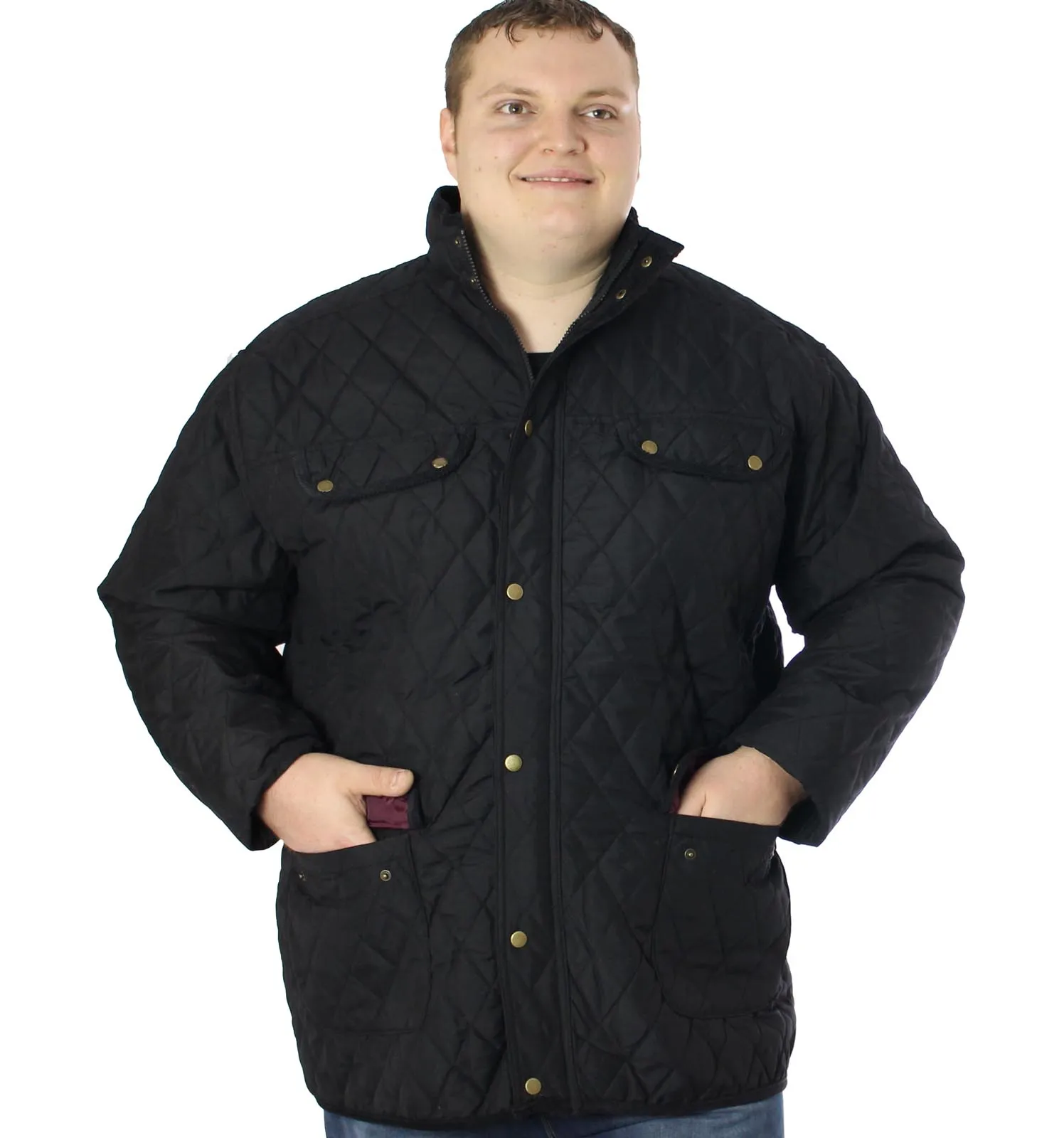 Espionage Diamond Quilted Coat