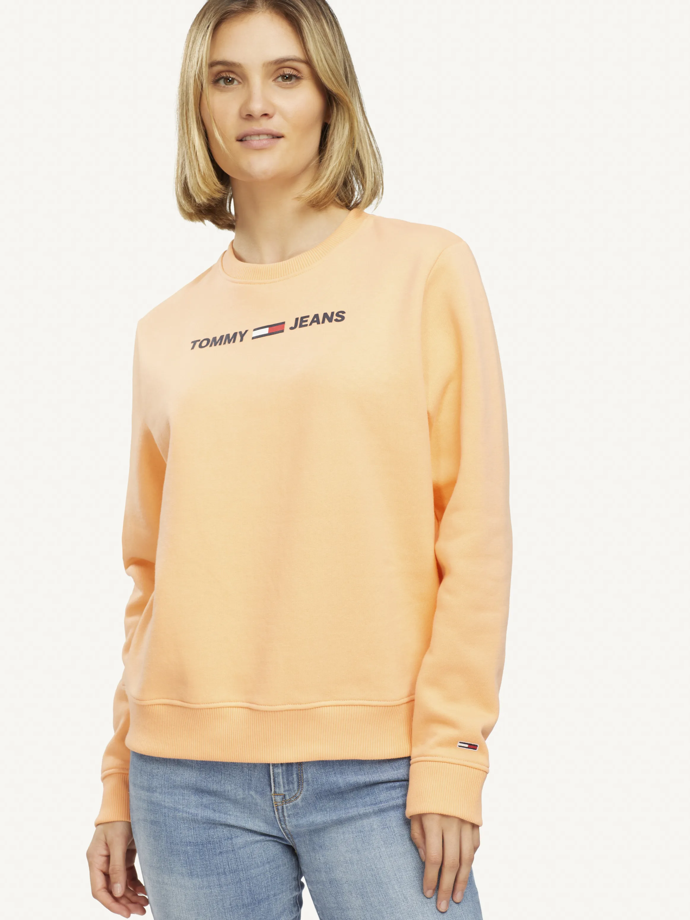 Essential Logo Flag Patch Sweatshirt | Sweatshirts & Hoodies | Tommy Hilfiger