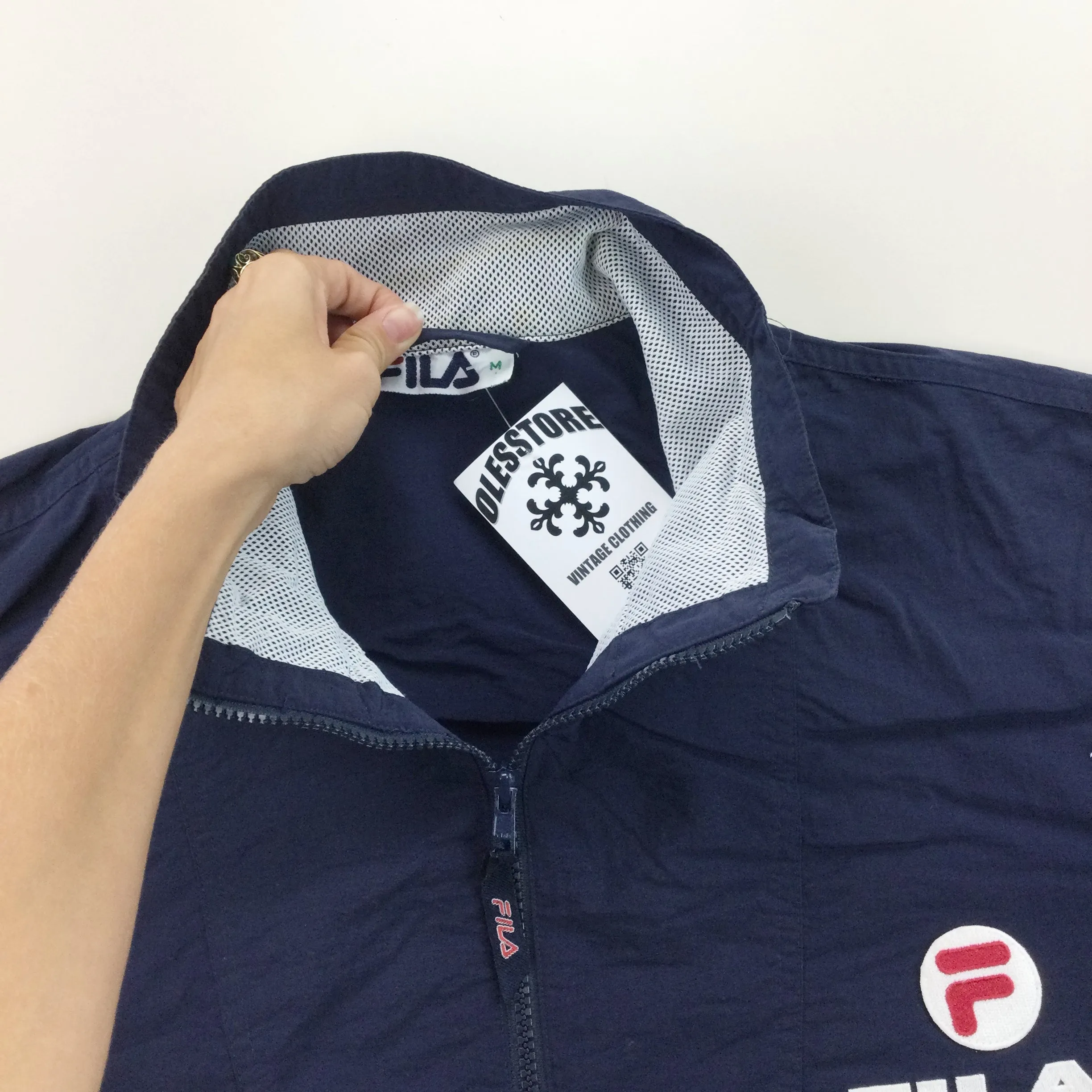 Fila 90s 1/4 Zip Jacket - Medium