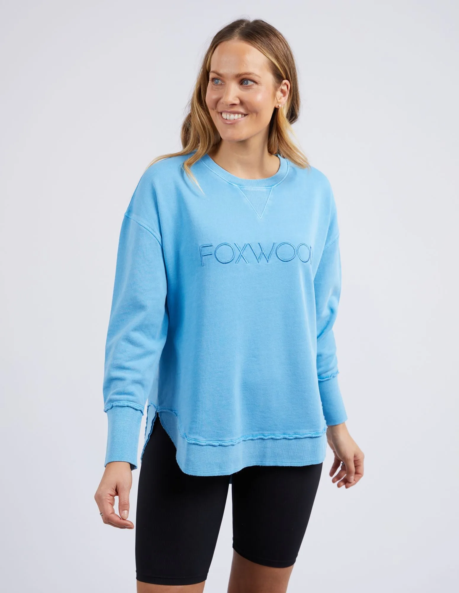 Foxwood Simplified Crew - Bright Blue