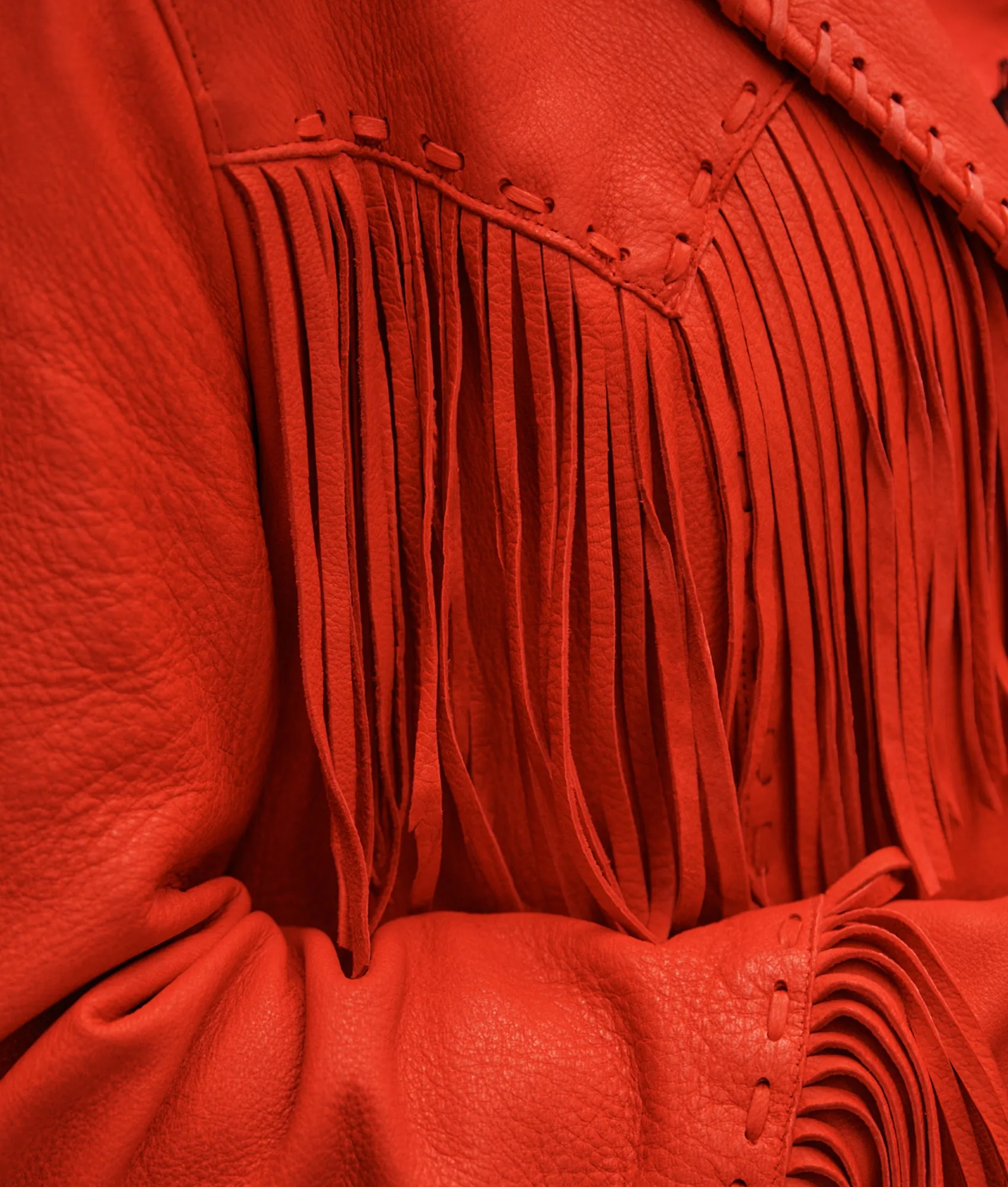 Fringe Jacket :: Red