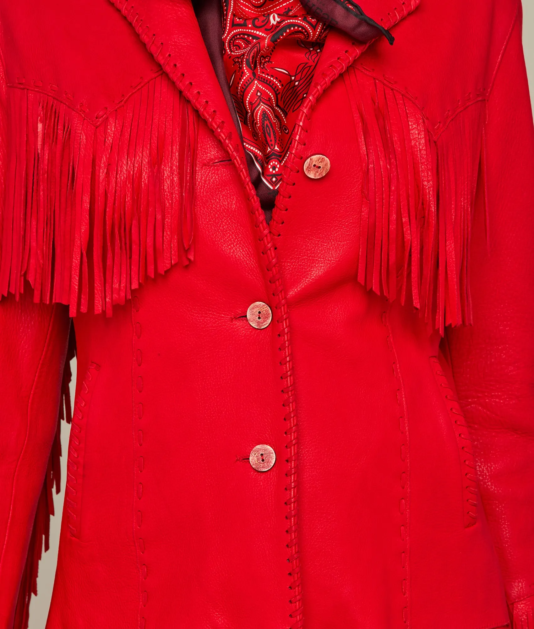 Fringe Jacket :: Red