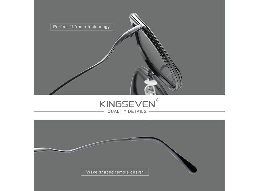 Genuine KINGSEVEN Women's Glasses Luxury Brand Design Sunglasses Gradient Polarized Lens Sun glasses Butterfly Oculos Femin