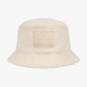 Girls Ivory Bouclé Bucket Hat