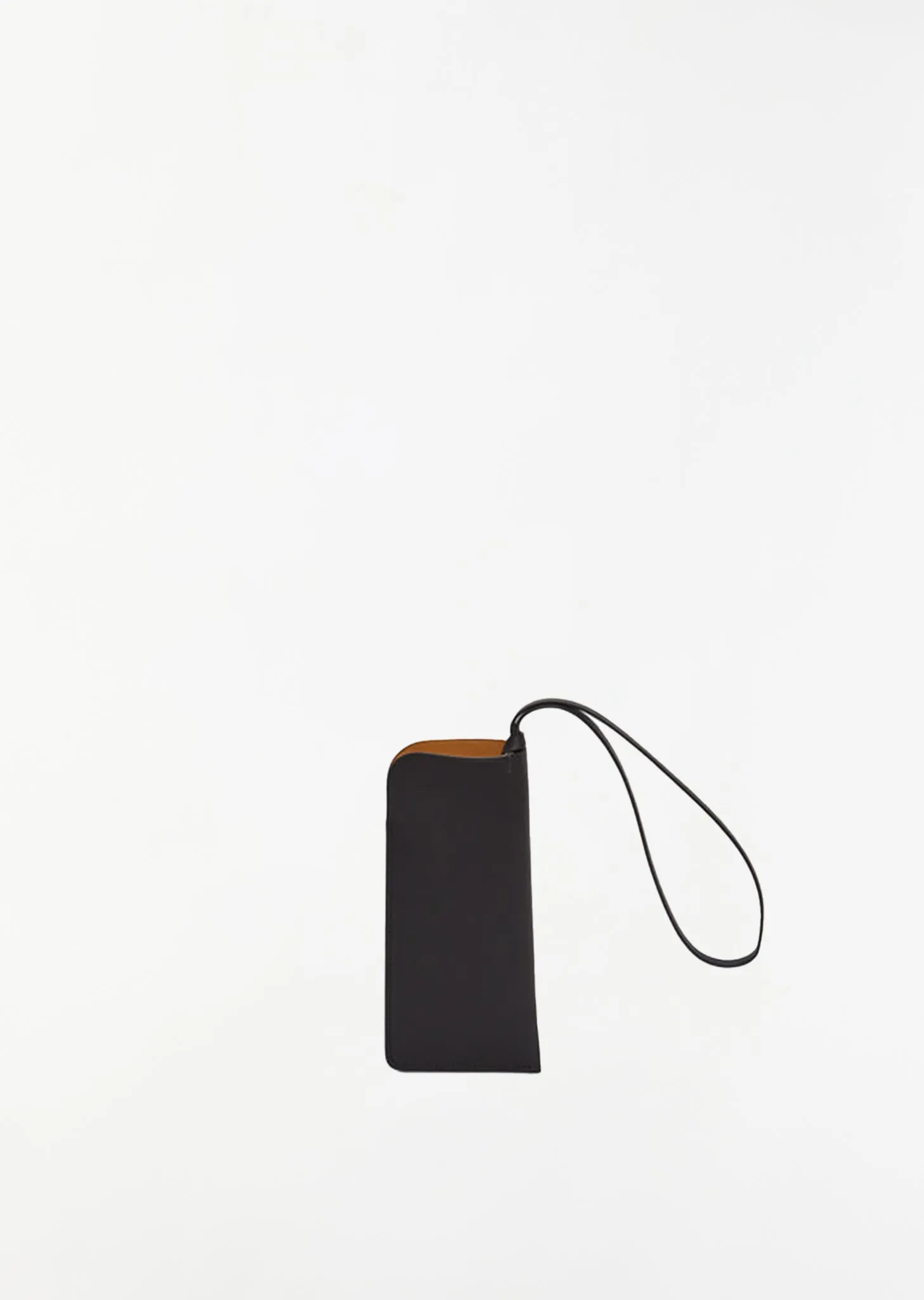 Glasses Case with Neck Strap —Black