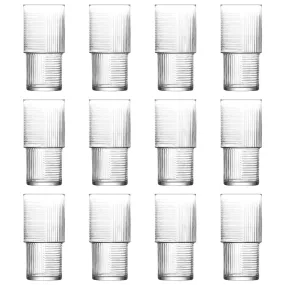 Glassware | Helen Stacking Highball Glasses - 400ml - Pack of 12 | LAV