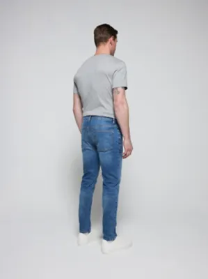 Grey Skinny Fit Jeans With Stretch | Men | George at ASDA