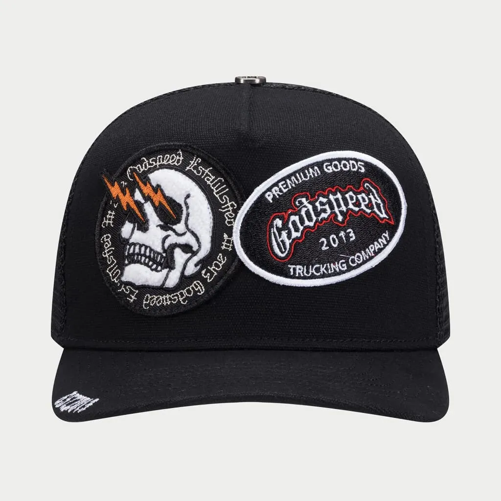 GS DUAL PATCH TRUCKER HAT