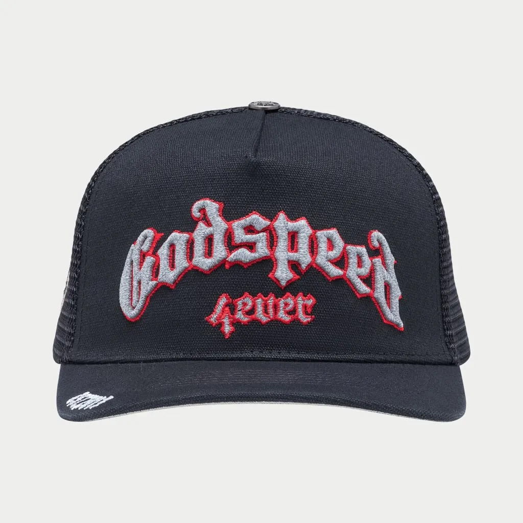 GS FOREVER TRUCKER HAT (Black/3M/Red)