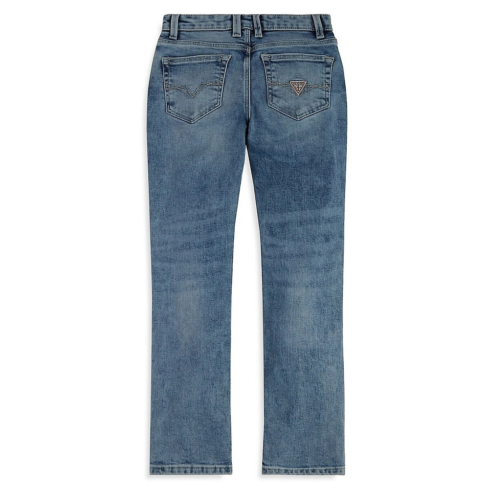 GUESS Boy's Eco Slim-Fit Jeans