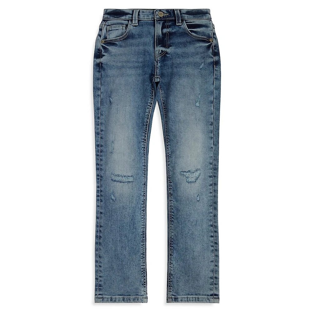 GUESS Boy's Eco Slim-Fit Jeans