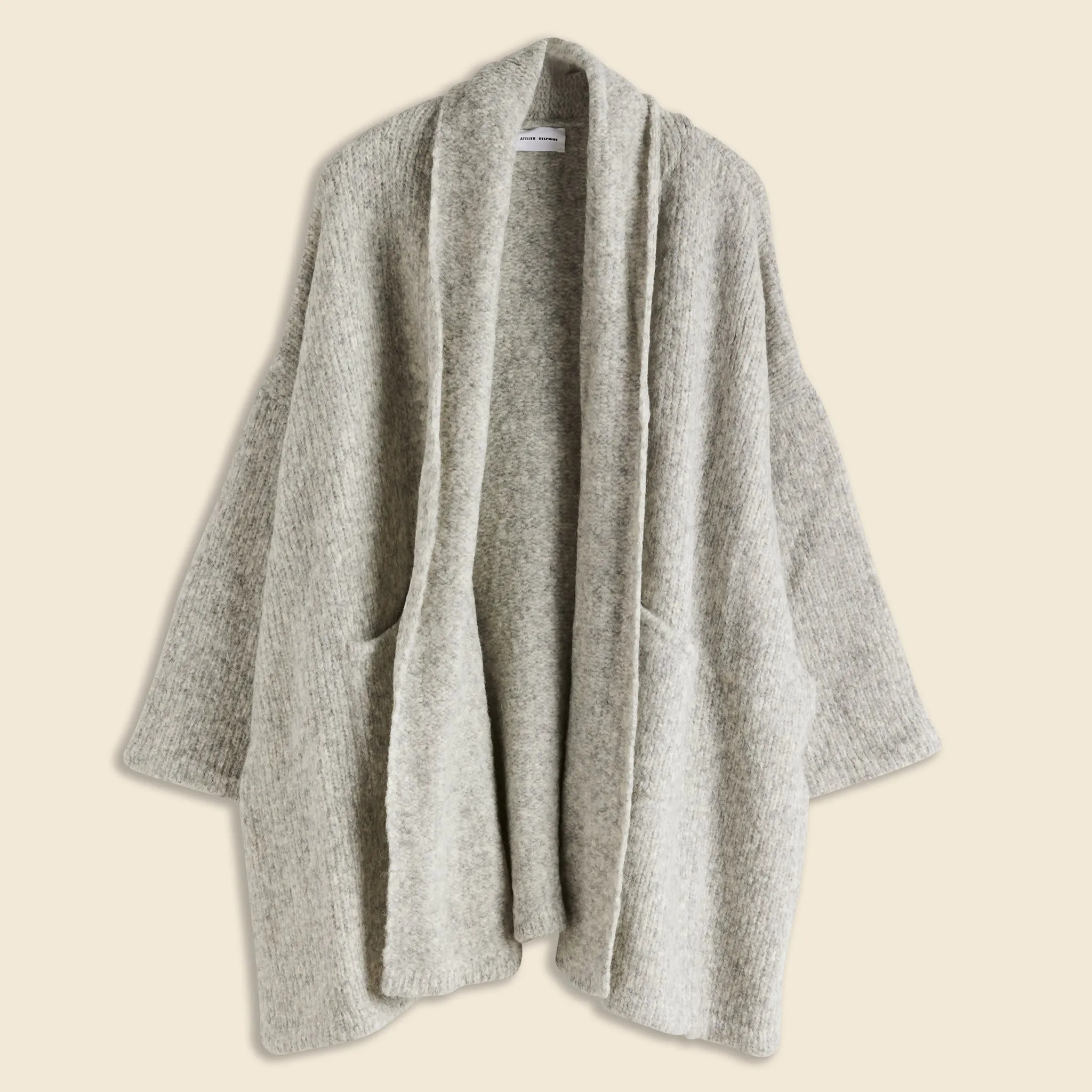 Haori Sweater Coat - Watery Sky