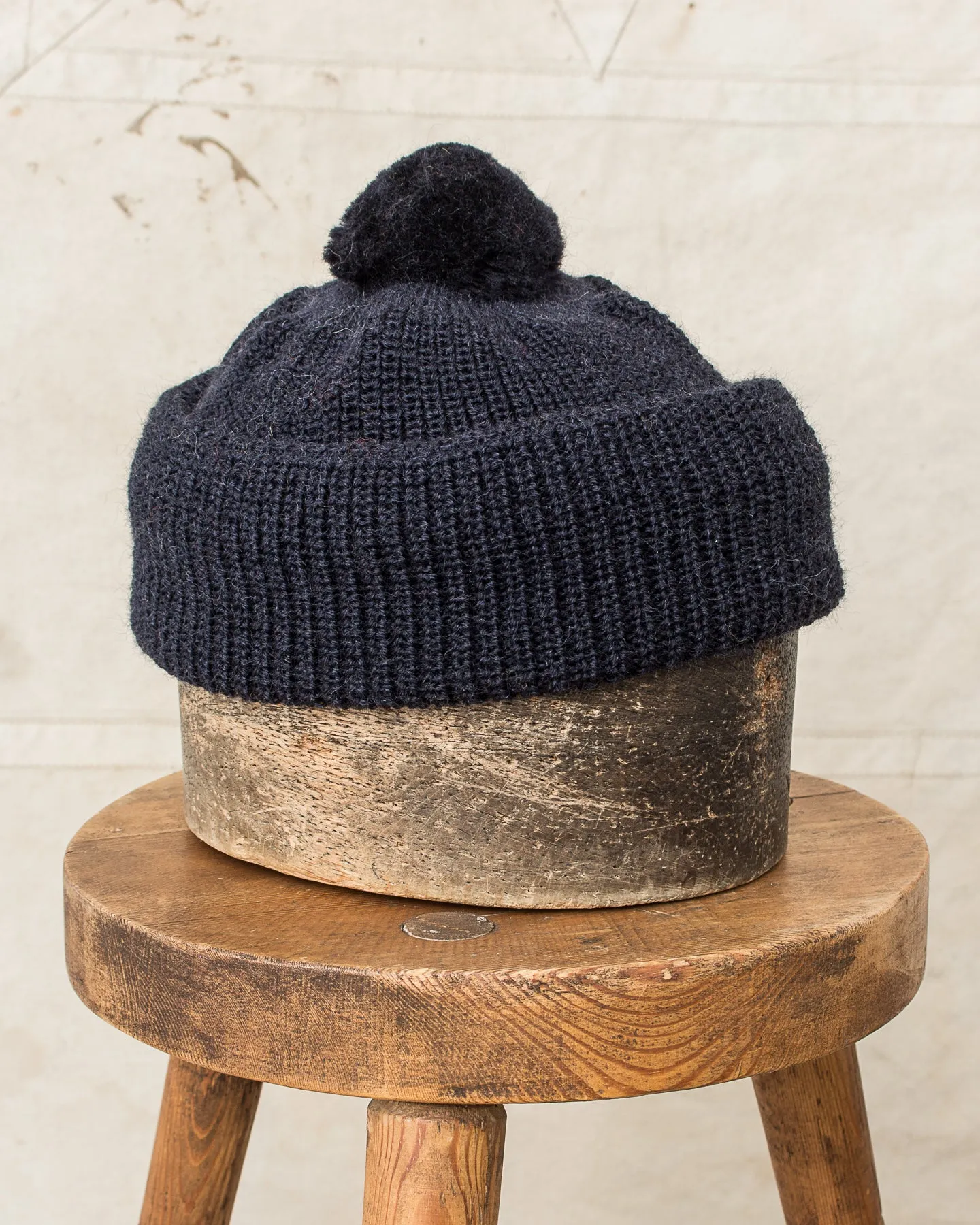 Heimat Mechanics Bobble Wool Hat Ink