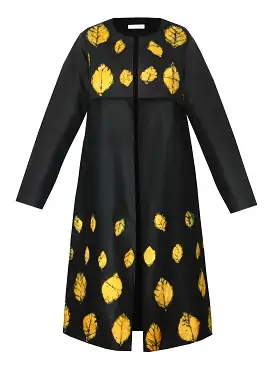 Hera Long Sleeve Jacket - Black/Yellow