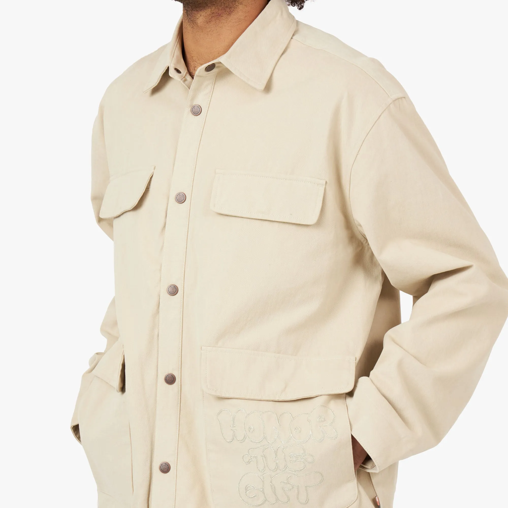 Honor The Gift Amp'd Chore Jacket / Bone