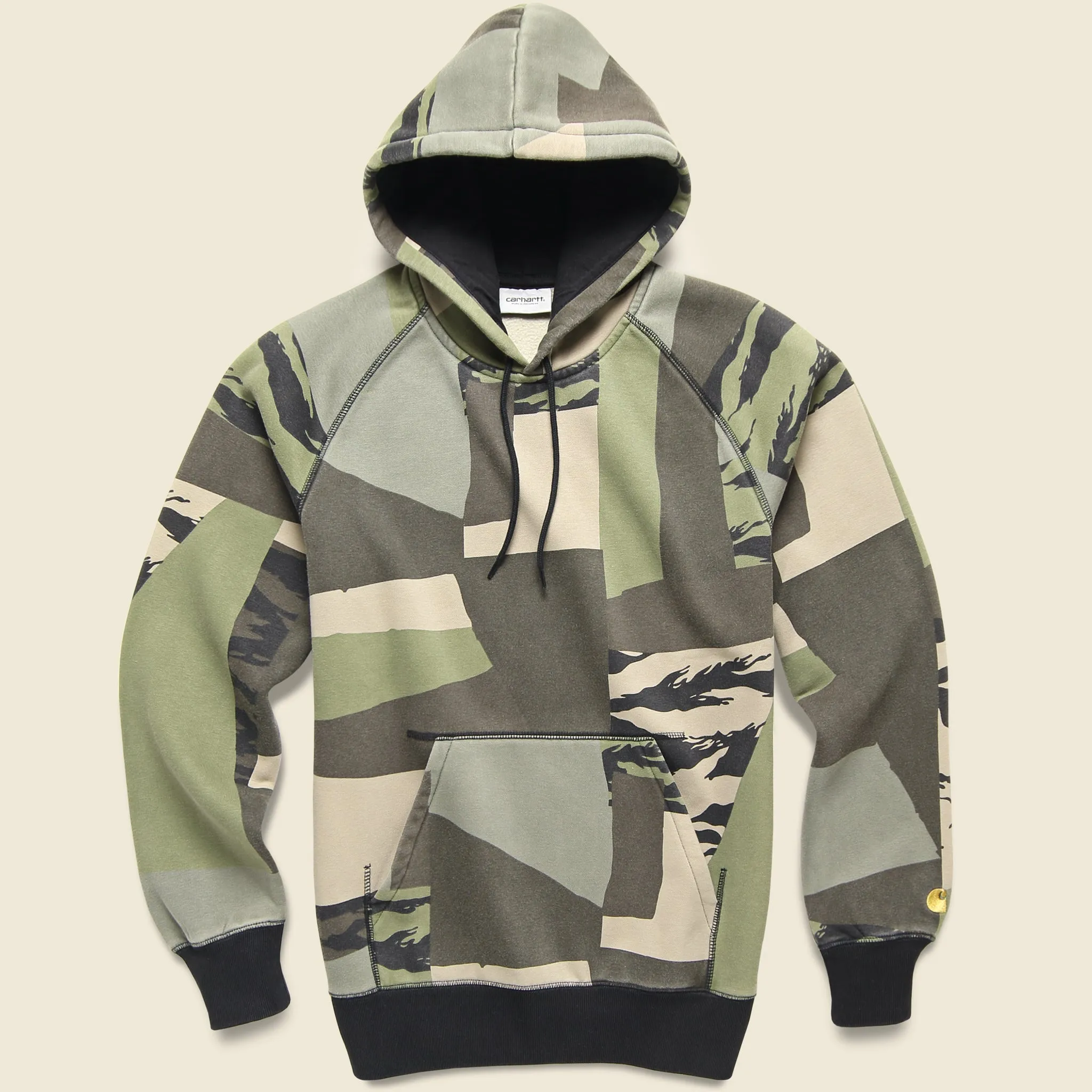 Hooded Chase Sweatshirt - Camo/Gold