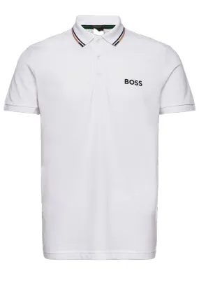 Hugo Boss Paddy Pro Contrast Polo White