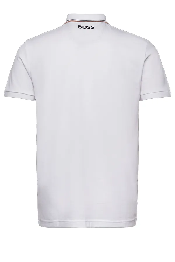 Hugo Boss Paddy Pro Contrast Polo White