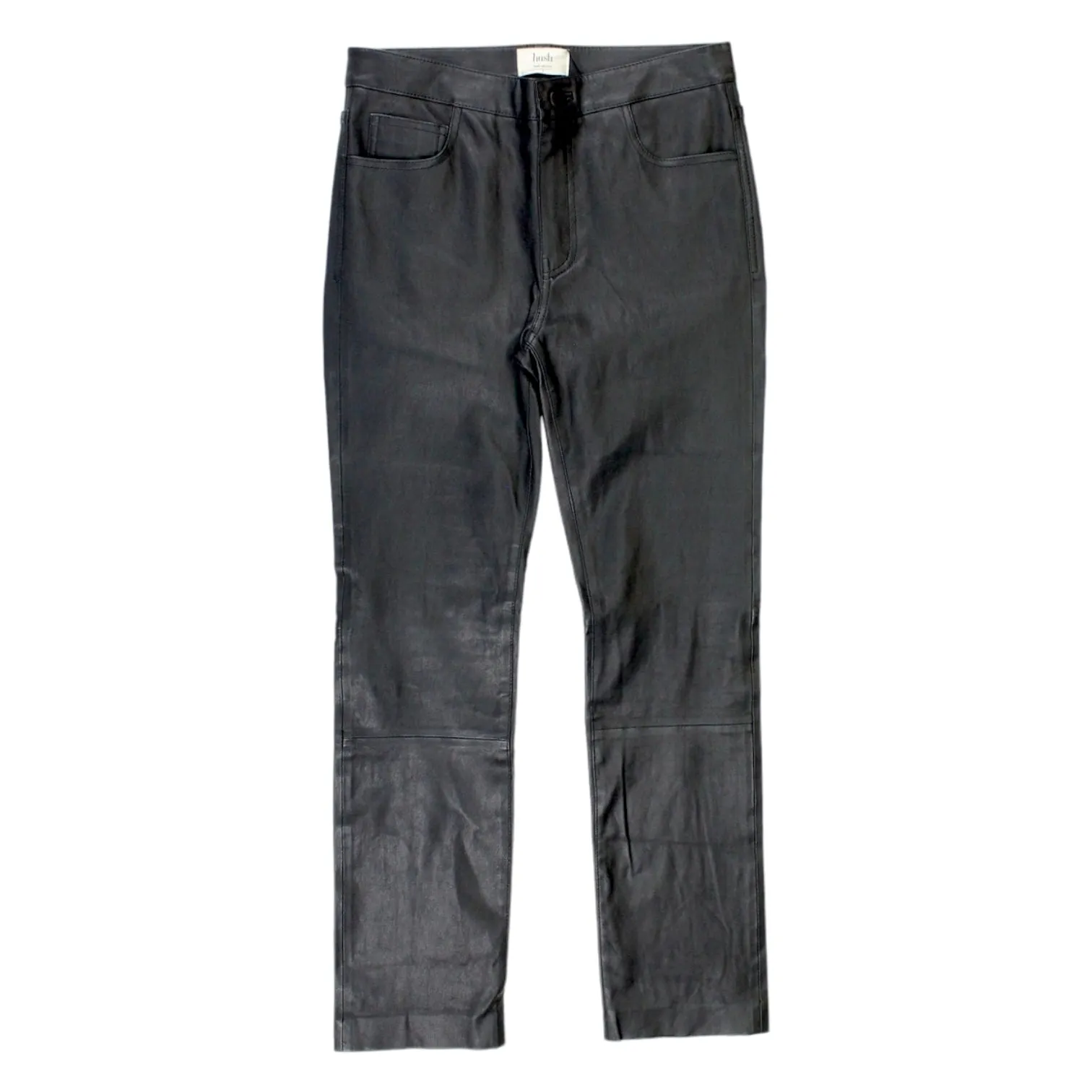 Hush Black Leather Jeans