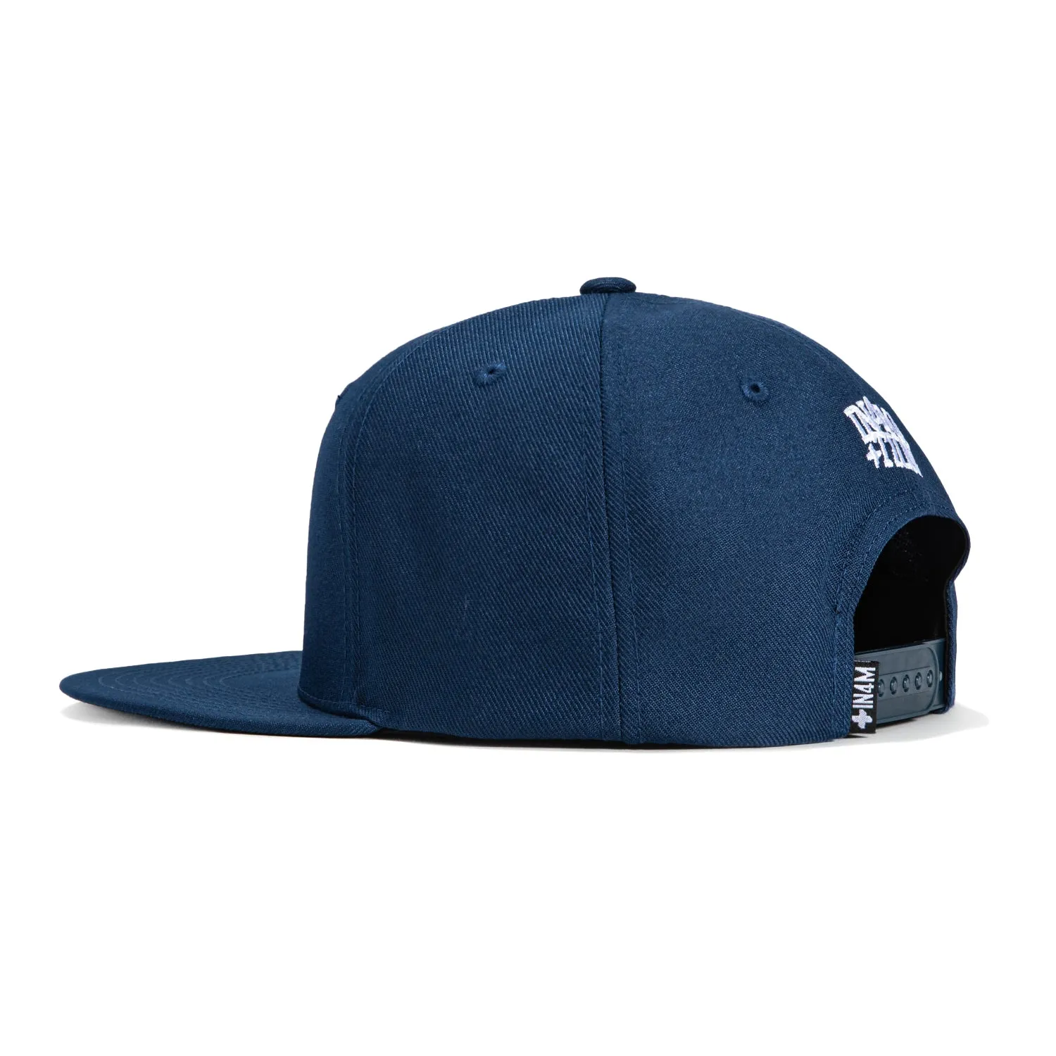 In4mation Hi Script Snapback Hat - Navy