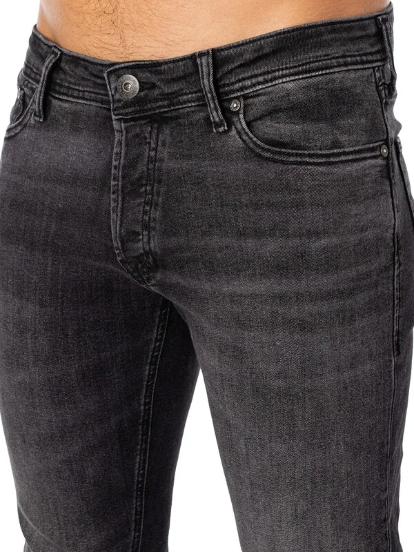 Jack & Jones Glenn Original 817 Slim Jeans - Black Denim