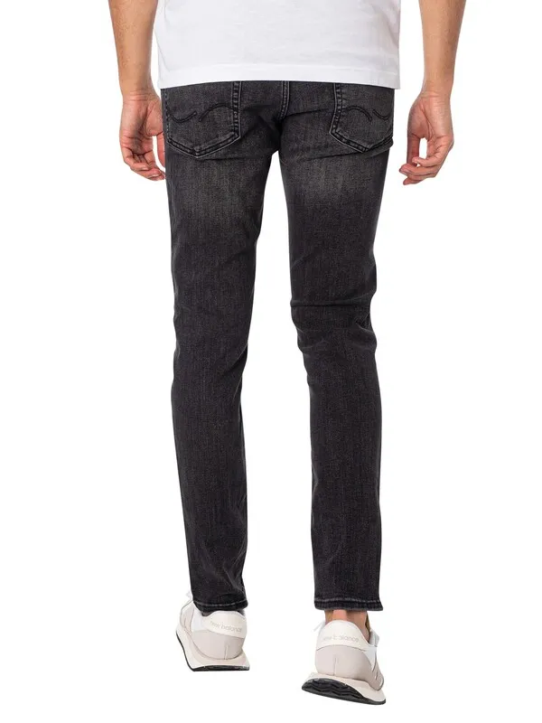 Jack & Jones Glenn Original 817 Slim Jeans - Black Denim