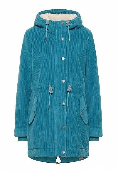 jacket Ragwear Canny Corduroy - 5024/Ocean Green - women´s