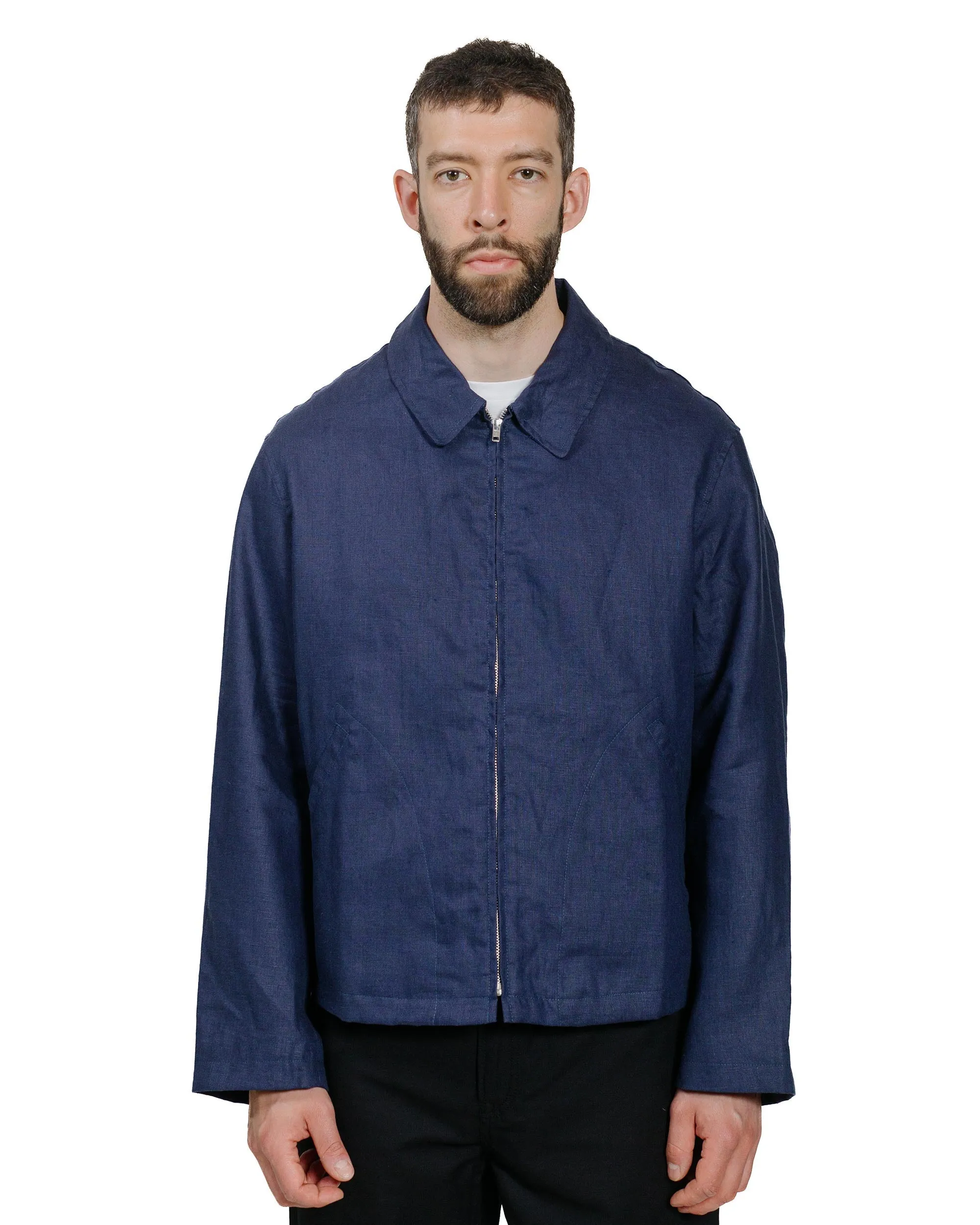 James Coward Site Jacket Midnight Belgian Linen