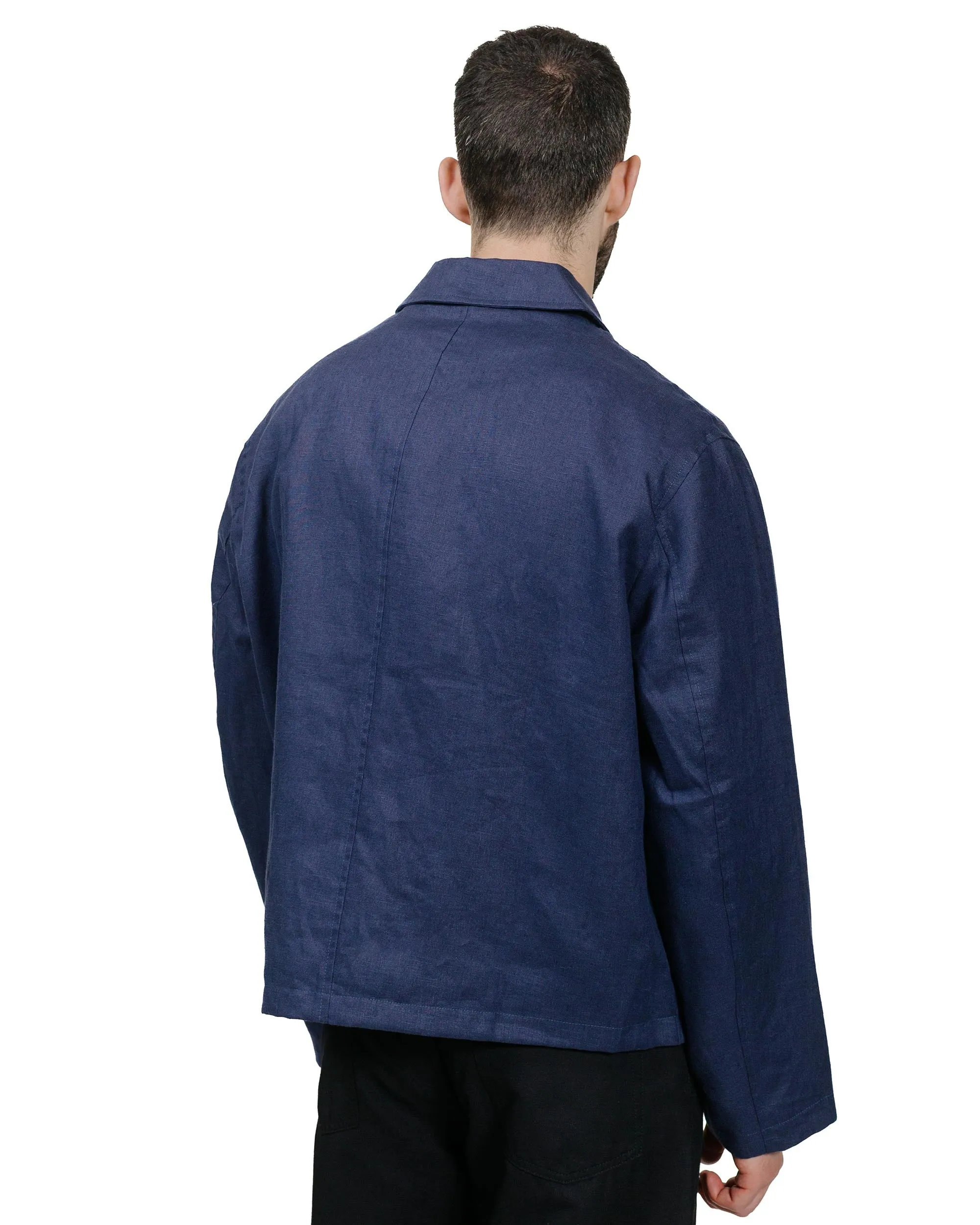 James Coward Site Jacket Midnight Belgian Linen