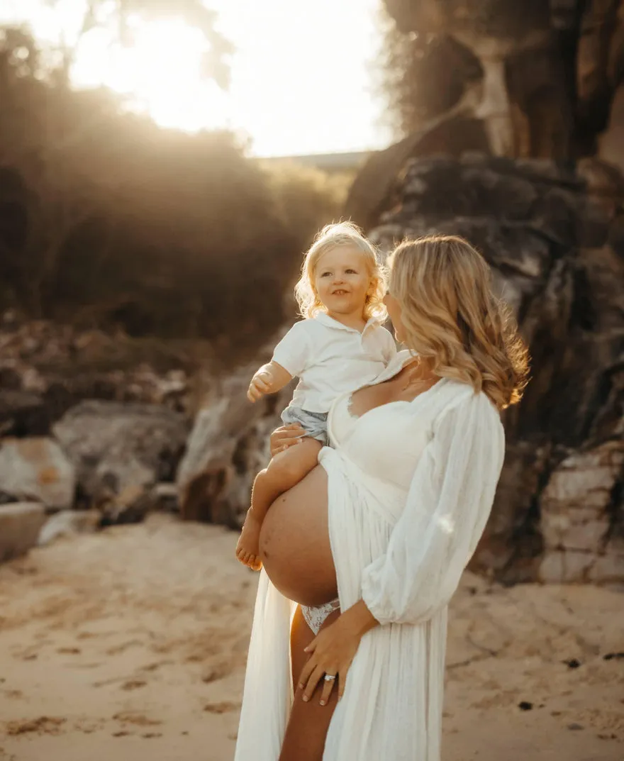 ----Jen's Pirate Booty  ----Lapis Maxi Dress - Ivory ---