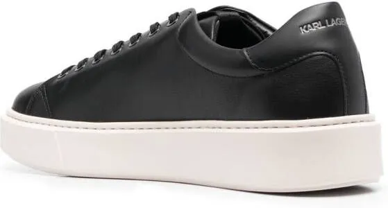 Karl Lagerfeld debossed-logo low-top sneakers Black