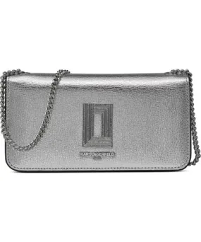 Karl Lagerfeld Paris Lafayette Leather Wallet on a Chain