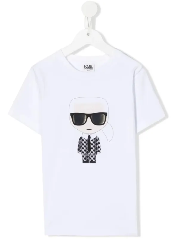 Karl Lagerfeld T-Shirt Ikonic White