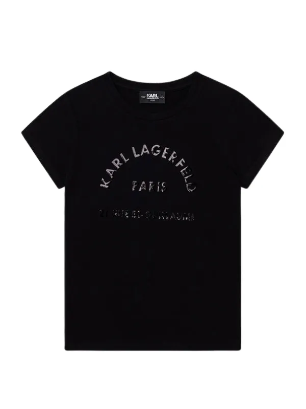 Karl Lagerfeld T-Shirt Maison Black