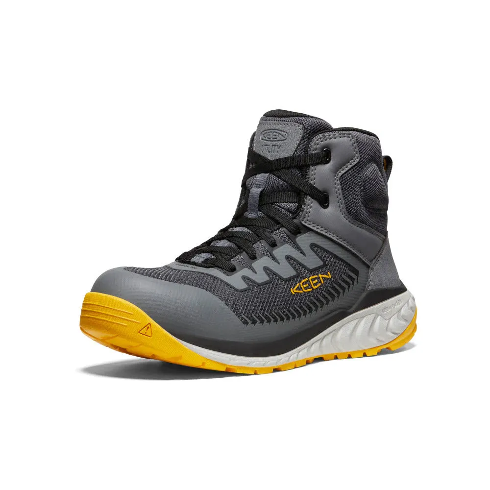 KEEN CT ARAVADA MID SNEAKER GREY YELLOW - MENS