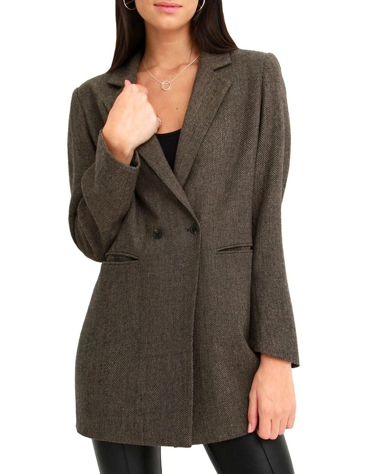 Kensington Oversized Coat in Brown