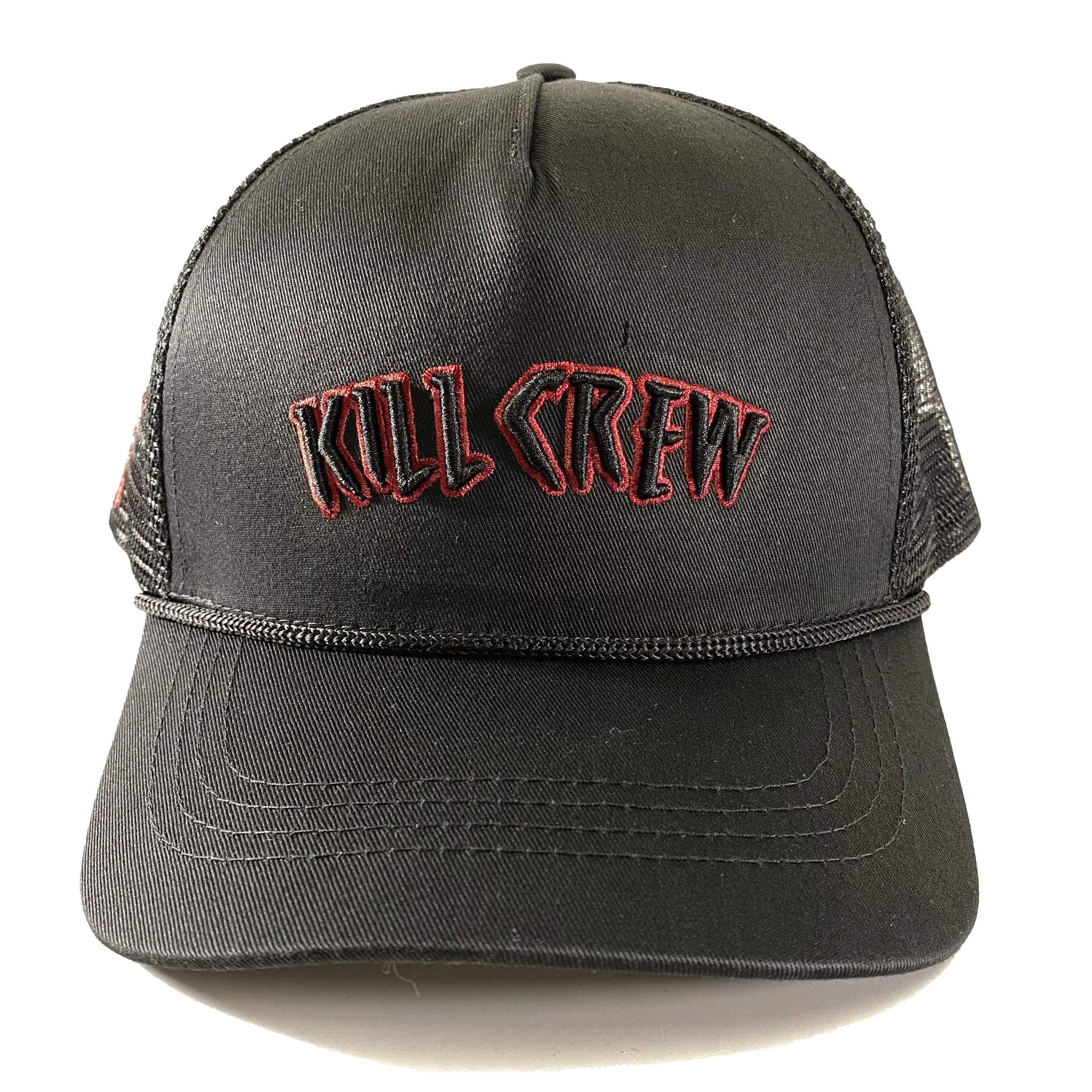 KILL CREW TRUCKER HAT - RED/BLACK