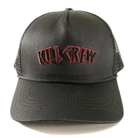 KILL CREW TRUCKER HAT - RED/BLACK