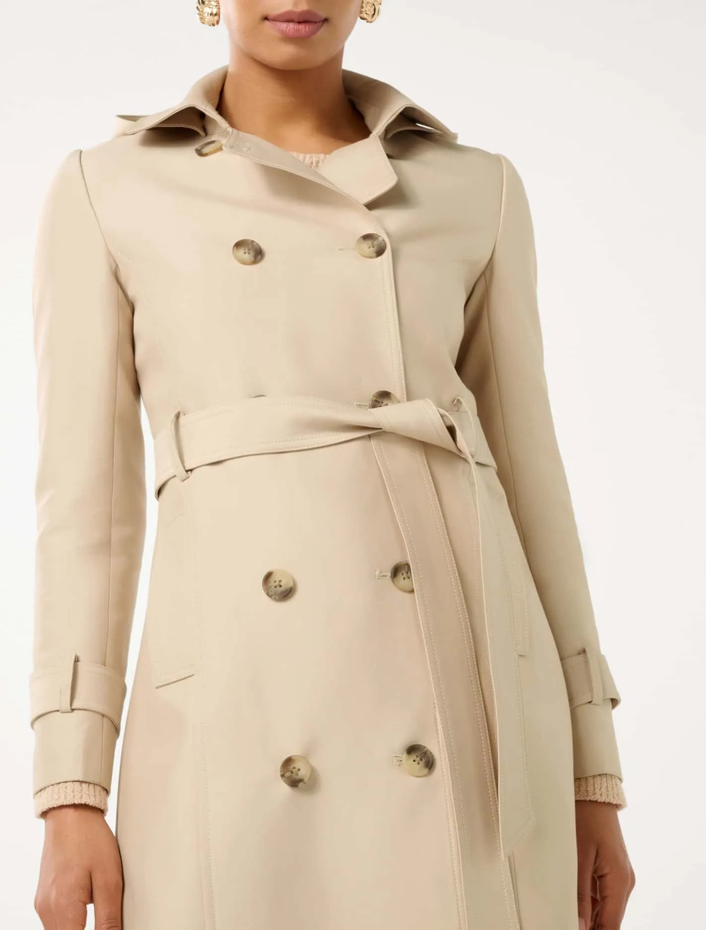 Kirsty Hooded Trench Coat