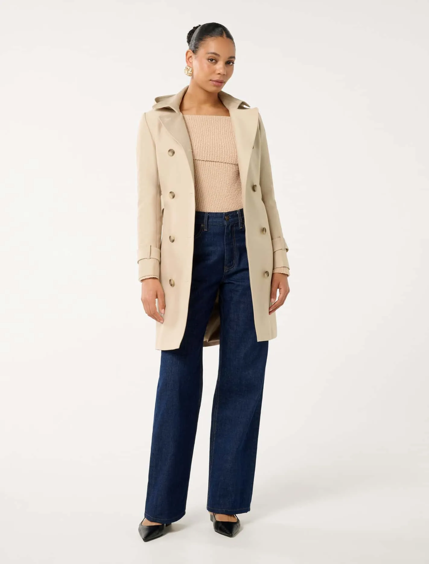 Kirsty Hooded Trench Coat